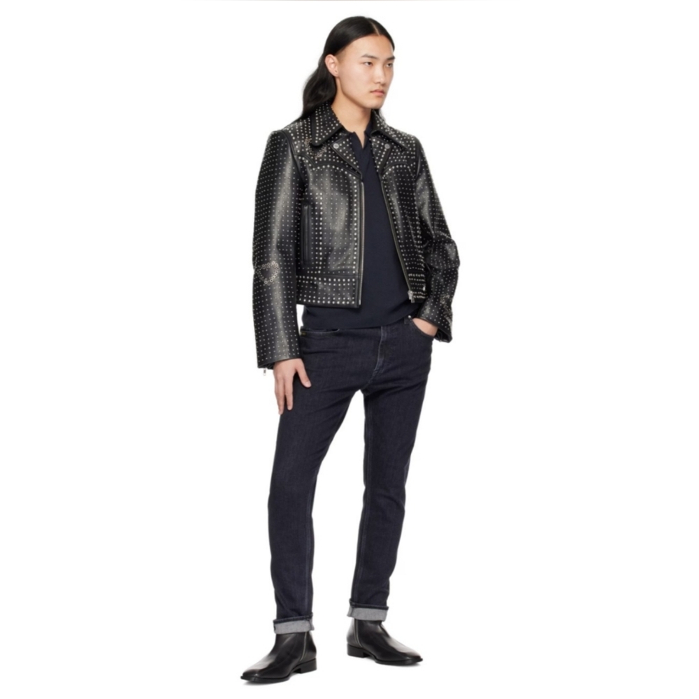NEW Tiger of Sweden Pistolero Slim Fit Cotton Black Stretch Denim Jeans 30 x 34